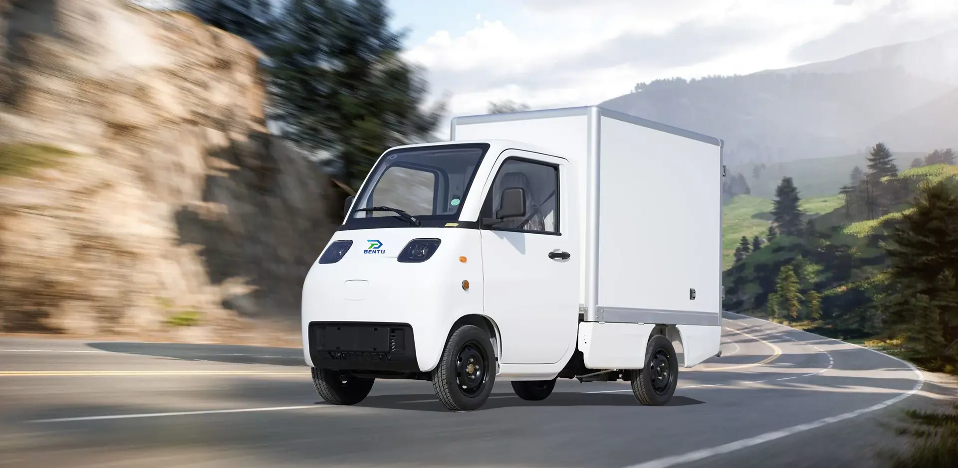 Chine EEC Mini Electric Vehicle Box de livraison de nourriture 3KW Factory
